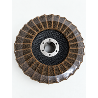 Pack of 5- Oz Abrasives 125mm Non-Woven Surface Conditioning Flap Disc – Coarse Brown