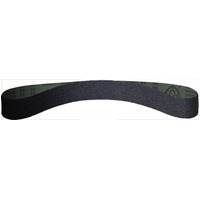 50pcs Klingspor 10mm x 330mm Zirconia Waterproof Filing Belt for Stainless Steel Plastic Leather CS416Y 60 Grit