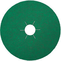 Klingspor Zirconia 115mm x 22mm Fibre Disc for Stainless Steel, Aluminium CS570 Box of 25 