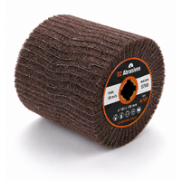 OzAbrasives- Abrasive Brush Combi Flap wheel for Satin Finish 105x100 mm b.19#80