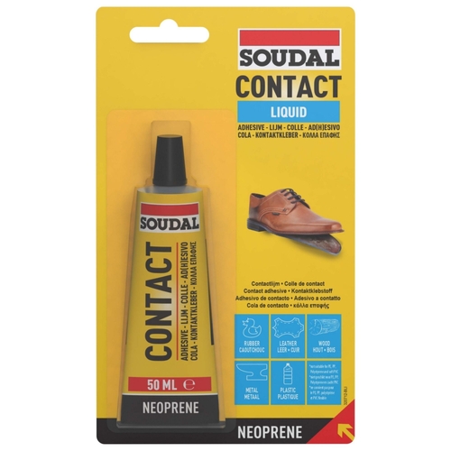 Soudal Contact Adhesive Liquid Blister Adhesive 50ml