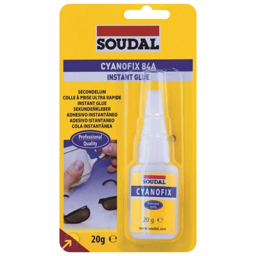 Soudal Cyanofix Liquid Blister Adhesive 20gr Superglue