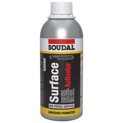Soudal Surface Activator Adhesive Sealant 500ml Non Porous Surfaces