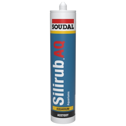 Soudal Silirub AQ Silicone Sealant 310ml Translucent