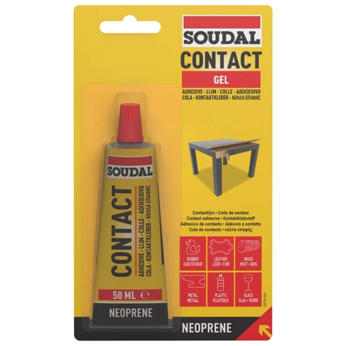 Soudal Contact Adhesive Gel Blister Adhesive 50ml