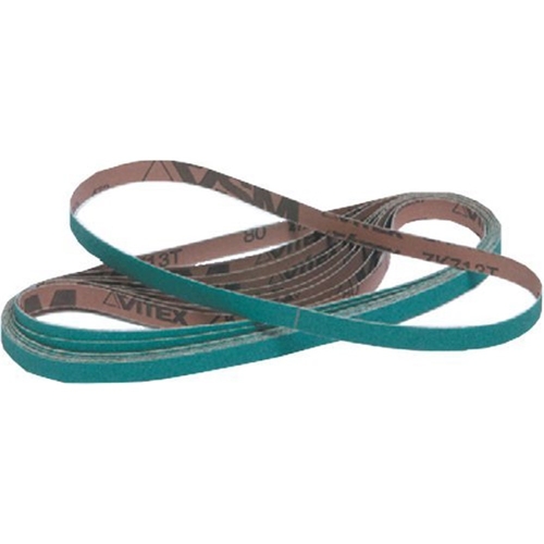 10 Pack – 10 x 533mm Green File Sander Belts Zirconia Alumina ZK713X | 40, 60 ,80 & 120Grit