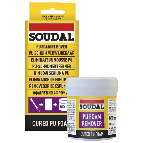 Soudal PU Foam Remover Expanding Foam 100ml