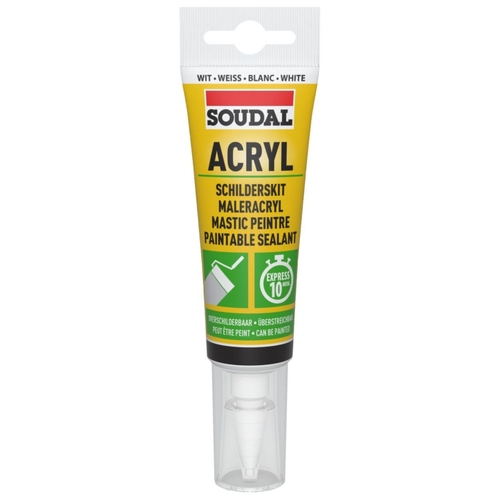 Soudal Acryl White Gap Filler Sealant 80ml