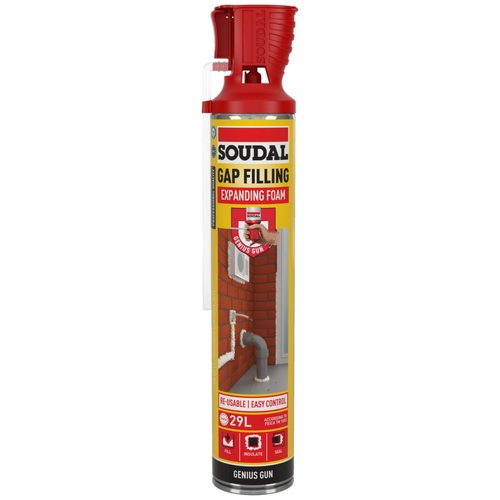 Soudal Genius Gun Gap Filling Expanding Foam Expanding Foam 750ml