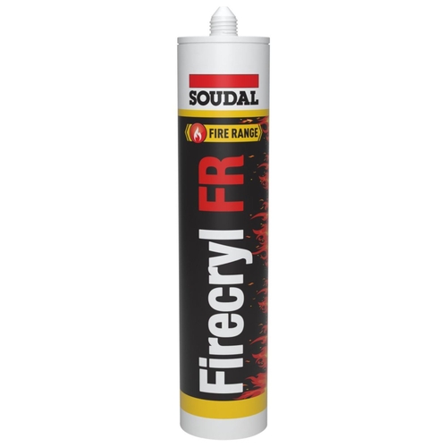 Soudal Firecryl FR Acrylic Sealant 310ml Grey