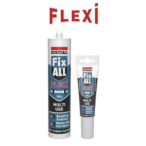 Soudal FixAll Flexi PU Sealant 290ml Grey
