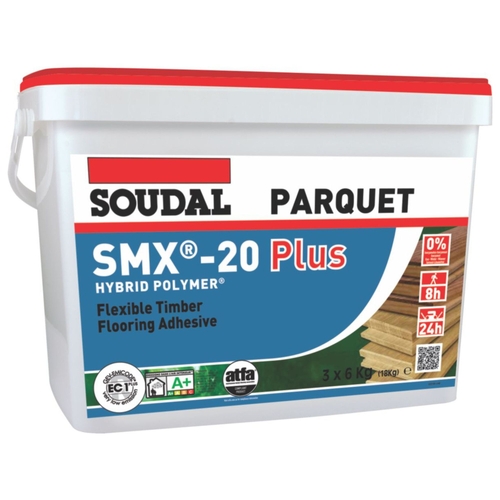 Soudal SMX 20 Plus Adhesive 18kg (3x6kg Foil Bags)