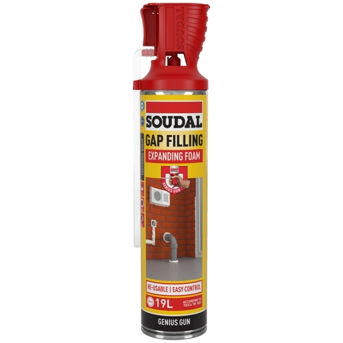 Soudal Genius Gun Gap Filling Expanding Foam Expanding Foam 500ml