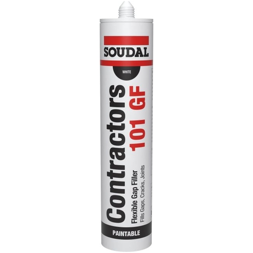 Soudal Contractors 101 Gap Filler White 280ml 144611