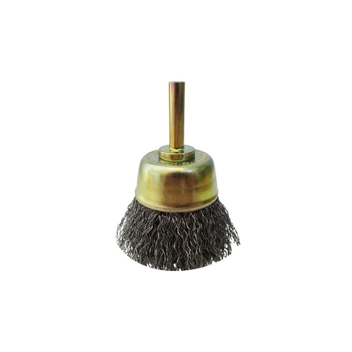 Josco 50mm Heavy Duty Spindle-Mounted Crimped Cup Brush Pack of 5