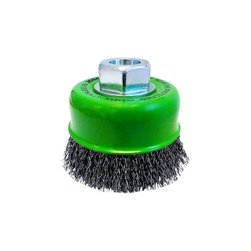 Josco 75mm Multi-Thread Stainless Steel Crimped Cup Brush Pack of 3