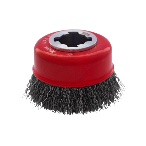 Josco X-Lock Cup Brush Crimped 75mm HD Steel Pack of 3
