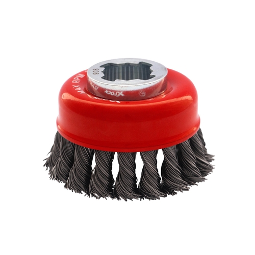 Josco X-Lock Cup Brush Twistknot 75mm HD Steel Pack of 3