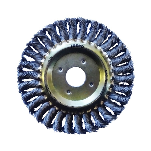 Josco 150mm x 13mm Multi-Bore Twistknot Wheel Brush Pack of 2