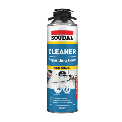 Soudal Gun & Foam Cleaner (Screw Top) Expanding Foam 500ml