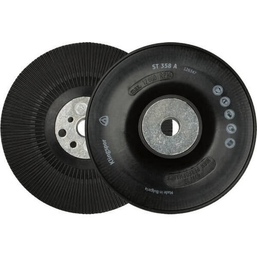 Klingspor Fibre Disc Backing Pad Ribbed 100mm for M10 329045 ST358A