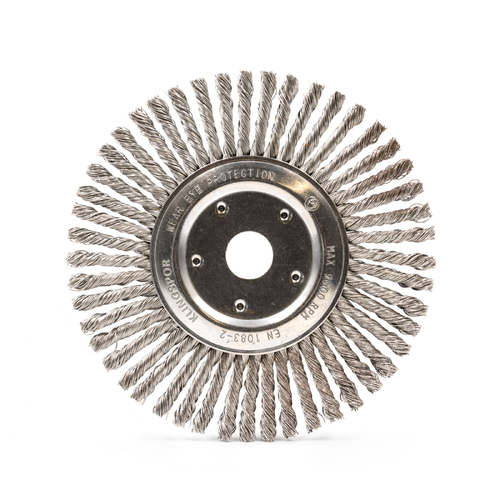 Klingspor BRP 600 Z 178mm 7" Pipeline Brush, Knotted Wire for Steel