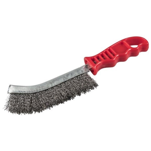 Klingspor - BHP 600 Hand Brush Special - 140 x 25 x 265 mm - Plastic Handle 0.3 Steel (Pkt 24) | 358323