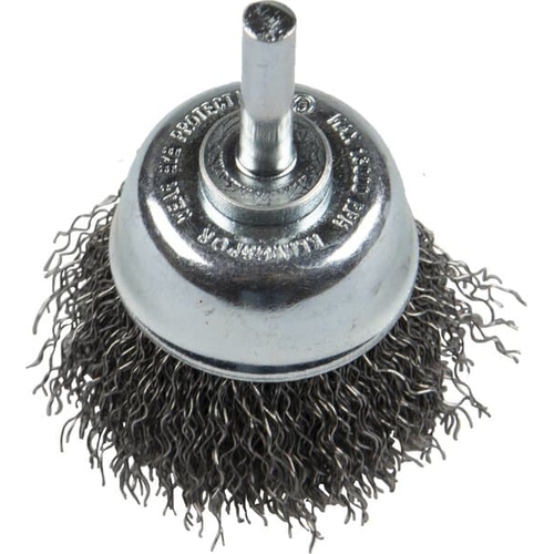 Klingspor - Bts 600 W Cup Brush With Shaft - 50 x 6 mm - 0.3 Stainless Steel (Pkt 20) | 358332