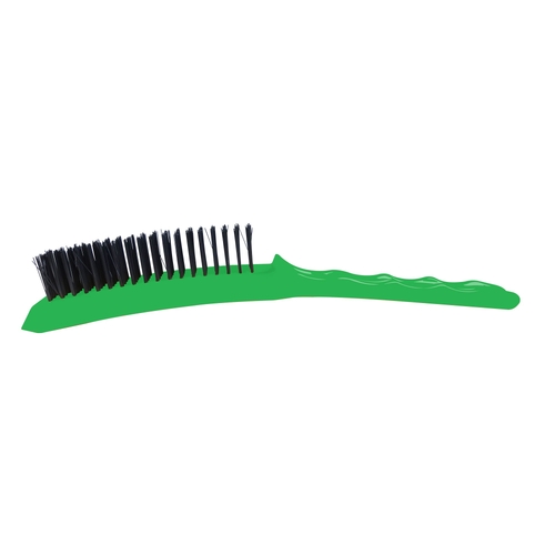 Stainless Steel Long Plastic Handle Hand Brush Pack of 12