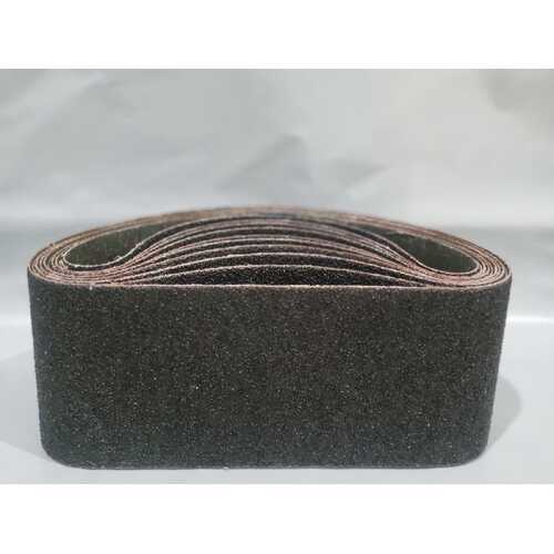 10 Pack- 100x610mm (4"x24") Portable Sanding Belt for Belt Sanders Silicon Carbide #40