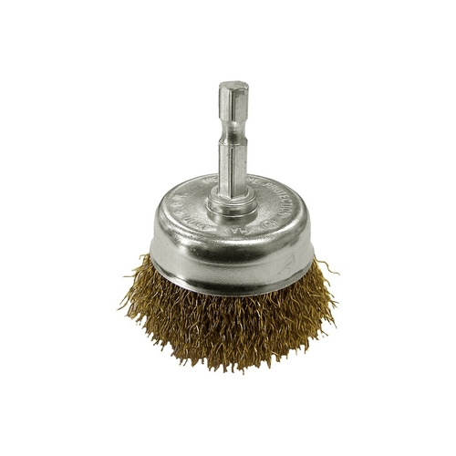 Brumby 50mm Spindle-Mounted Crimped Cup Brush Pack of 5