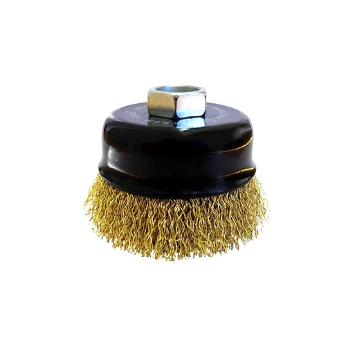 Brumby 75mm Crimped Multi-Thread Cup Brush Pack of 3