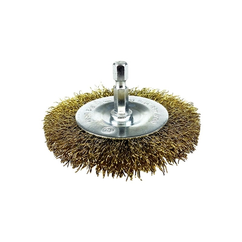 Brumby 50mm Spindle-Mounted Crimped Wheel Brush Pack of 5