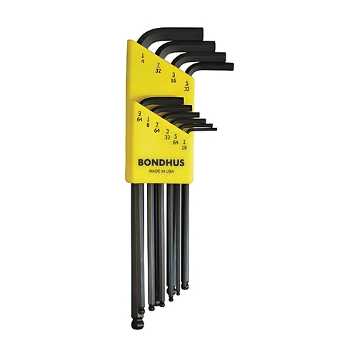 Sutton Tools Bondhus SET 10 BALL END L-WR 1/16-1/4" - BD10938