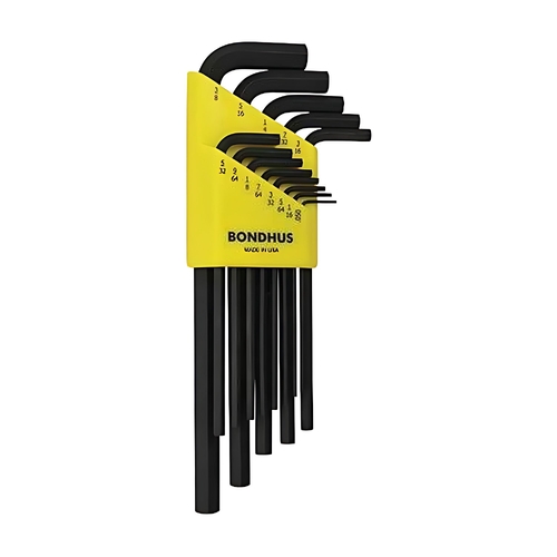 Sutton Tools Bondhus SET 13 HEX L-WR LONG .050-3/8" - BD12137