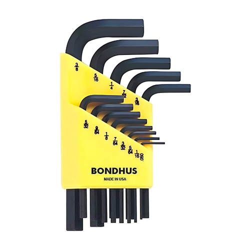 Sutton Tools Bondhus SET 13 HEX L-WR SHORT .050-3/8" - BD12237