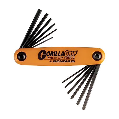 Sutton Tools Bondhus SET 12 HEX GORILLAGRIP FOLD UP IN/MM - BD12550