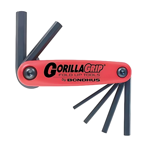 Sutton Tools Bondhus SET 6 HEX GORILLAGRIP FOLD UP 3-10MM - BD12595