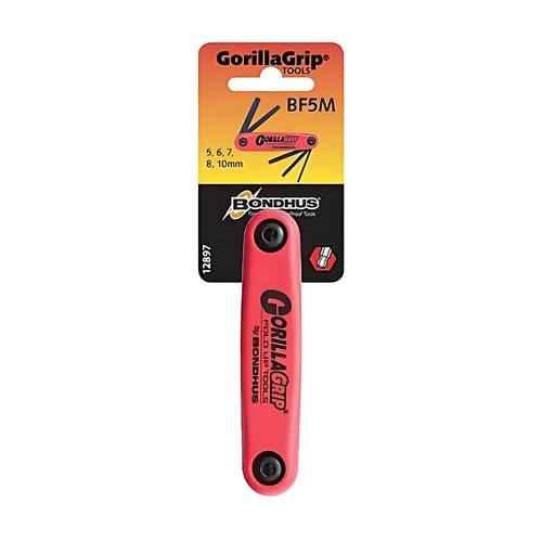 Sutton Tools Bondhus SET 5 BALL GORILLAGRIP FOLD UP 5-10MM - BD12897