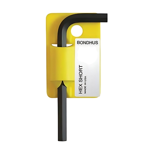 Sutton Tools Bondhus 1/4" HEX END L-WR SHORT TAG-BAR/EA - BD15812