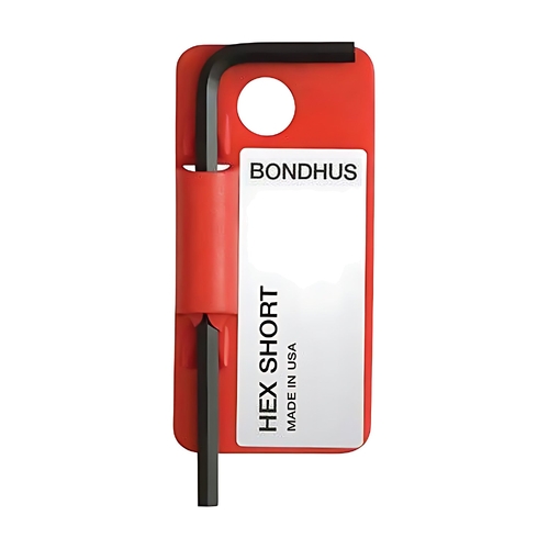 Sutton Tools Bondhus 1.27MM HEX END L-WR SHORT TAG-BAR - BD15849