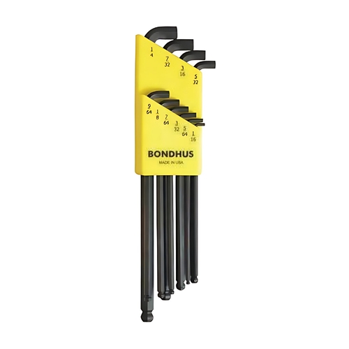 Sutton Tools Bondhus SET 10 STUBBY BALL END L-WR 1/16-1/4" - BD16538