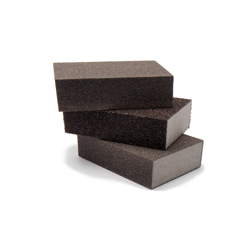 TAF 100x70x26 Sanding Sponge Abrasive Block for Wood, Drywall, Plastic- 40 Pack