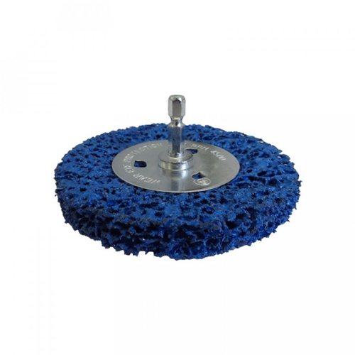 JOSCO BRUMBY 100 x 13mm 1/4Hex QuickChange Stripping Wheel STRIPIT BSW1001