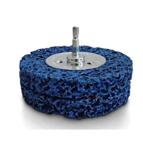 JOSCO BRUMBY 100 x 25mm 1/4Hex QuickChange Stripping Wheel STRIPIT BSW1002