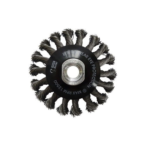Brumby 100mm Twistknot Bevel Brush Multi-Thread Pack of 3