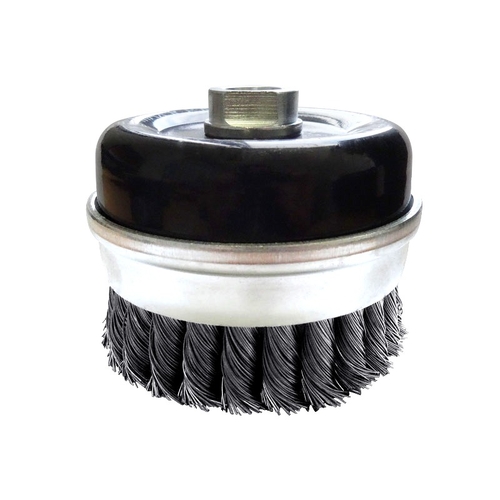 Brumby 100mm Twistknot Cup Brush Pack of 2