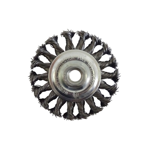 Brumby 100mm Twistknot Multi-Thread Wheel Brush Pack of 3