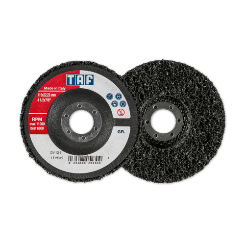 5 Pack- TAF 5" 125 x 22 Non Woven Nylon Fibre Polishing Disc with Fibreglass Backing