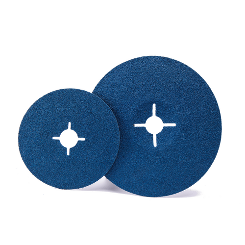 25 Pack- TAF 7" 180mm - Zircon Oxide Fibre Sanding Disc 24-80 Grits 